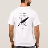 Mannen van marinejournalisten Basic T-Shirt (Achterkant)
