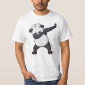 Mannen van Panda dab t-shirt (Voorkant)