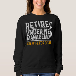 Mannen van pensionering Pap Retiting Party Humor 3 Trui