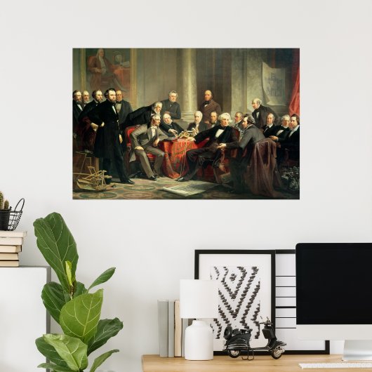 Mannen van Progress Poster (Thuiskantoor)