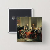 Mannen van Progress Vierkante Button 5,1 Cm (Voorkant /achterkant)