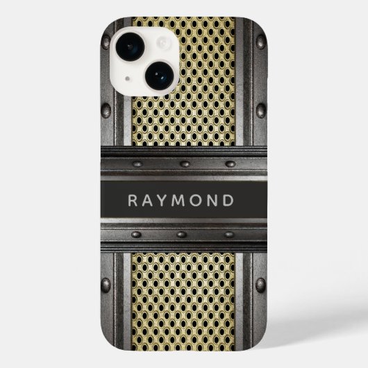 Mannen van roestvrij ijzer Case-Mate iPhone case (Achterkant)