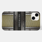 Mannen van roestvrij ijzer Case-Mate iPhone case (Achterkant (horizontaal))