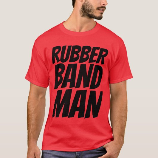 MANNEN van RUBBERBAND-MAN T-Shirts-T - shirts (Voorkant)