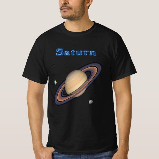 Mannen van Saturnus-t-shirts T-shirt (Voorkant)
