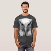 Mannen van Sjablonen van het dierenras Modern Eleg T-shirt (Voorkant volledig)