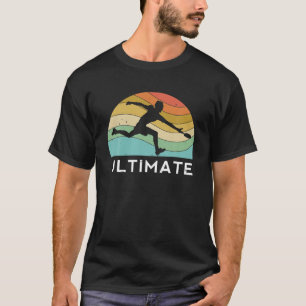 Mannen van Ultimate Frisbee Retro Player Women Fly T-shirt