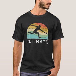 Mannen van Ultimate Frisbee Retro Player Women Fly T-shirt