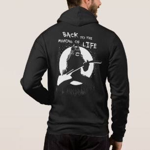 Mannen van zware weerwolf hoodie