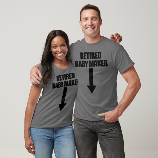 Mannen Vasectomy Cadeautje met Baby Maker in ruste T-shirt (Unisex)