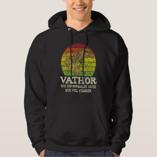 Mannen Vathor Vader Thor Viking Vader Vaderdag Hoodie