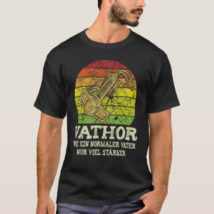 Mannen Vathor Vader Thor Viking Vader Vaderdag T-shirt