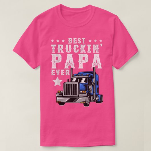 Mannen veeteeltpapa Shirt vaderdag trucker Apper (Design voorkant)