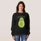 Mannen Vegan Avocado Baba Avocado Papa Matching Av Trui (Voorkant volledig)