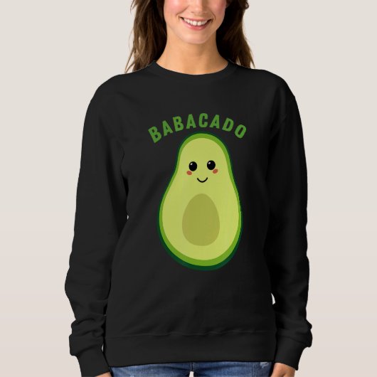 Mannen Vegan Avocado Baba Avocado Papa Matching Av Trui (Voorkant)