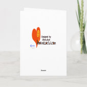 Mannen veranderen grappige Halloween Kaart (Achterkant)