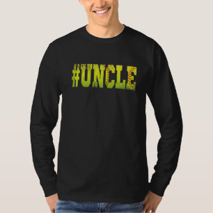 Mannen Verdrietige Softball Uncle Softball Vaders  T-shirt