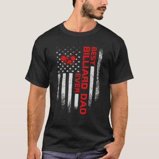 Mannen  Verenigde Staten Amerikaanse vlag Beste Bi T-shirt