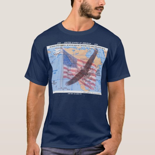 MANNEN VERENIGDE STATEN T-SHIRT (Voorkant)