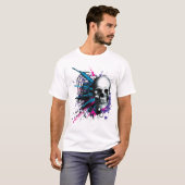 Mannen vergrendelen en laden t-shirt (Voorkant volledig)