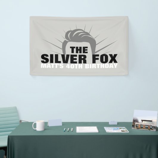 Mannen Verjaardag achtergrond banner (Beurs)