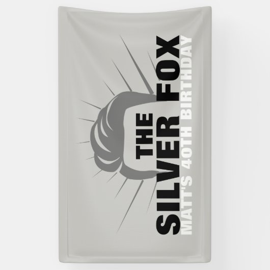 Mannen Verjaardag achtergrond banner (Verticaal)