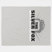 Mannen verjaardag banner achtergrond Fleece Blanke (Voorkant (Horizontaal))