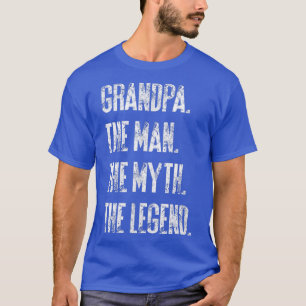 Mannen verjaardag en vaderdag Gift Dad & Grandpa W T-shirt
