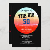 Mannen Verjaardag Feestbal Elk Groot Verjaardag Ja Kaart (Voorkant / Achterkant)