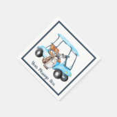 Mannen Verjaardag Pensioen Golf Theme Party Servet (Hoek)