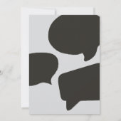 Mannen verjaardag uitnodiging (Achterkant)