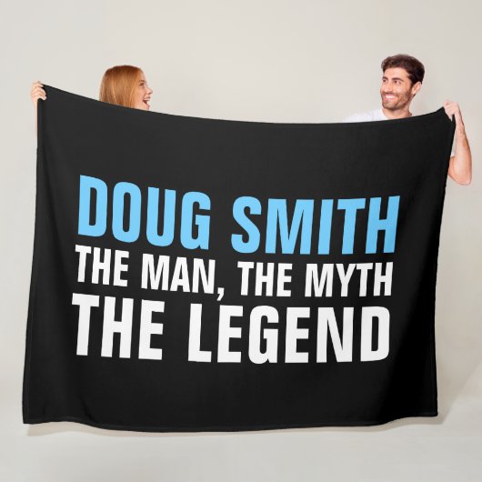 Mannen verjaardagscadeaudeken fleece deken (In situ)