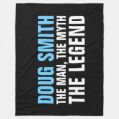 Mannen verjaardagscadeaudeken fleece deken (Voorkant)