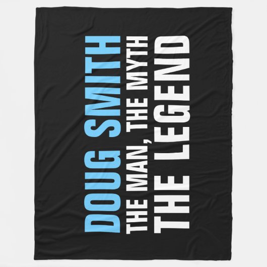 Mannen verjaardagscadeaudeken fleece deken (Voorkant)