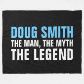 Mannen verjaardagscadeaudeken fleece deken (Voorkant (Horizontaal))