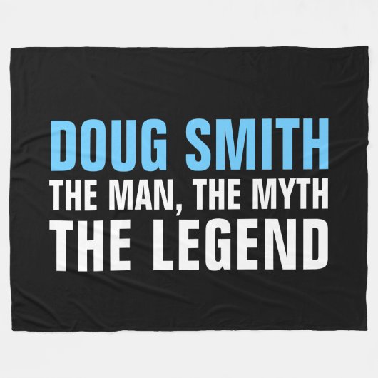 Mannen verjaardagscadeaudeken fleece deken (Voorkant (Horizontaal))