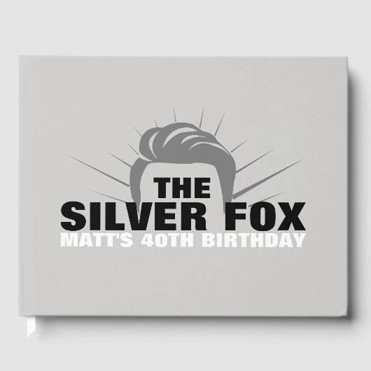 Mannen Verjaardagsfeest gastenboek (Voorkant)