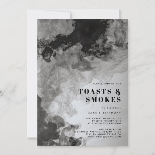 Mannen verjaardagsfeestje kaart (Voorkant)