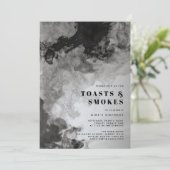 Mannen verjaardagsfeestje kaart (Staand voorkant)