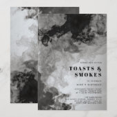 Mannen verjaardagsfeestje kaart (Voorkant / Achterkant)