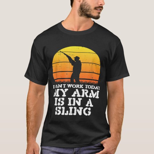Mannen verkanting werkt vandaag de dag in de arm t-shirt (Voorkant)