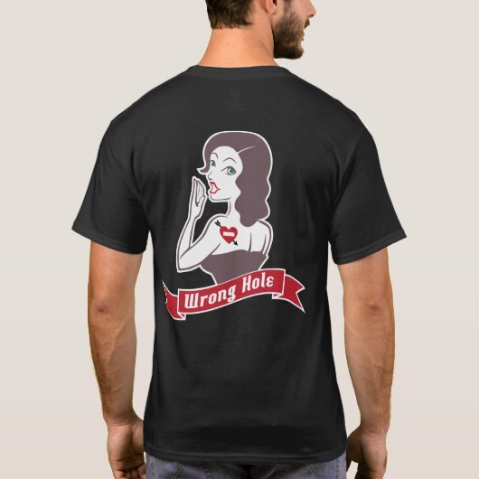 Mannen verkeerde kast/donker T-shirt Opsec (Achterkant)