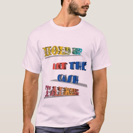 Mannen verkocht Basic T-shirt met Motivatie offert (Voorkant)