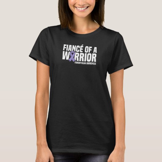 Mannen verloofde van een aankomende fibromyalgie b t-shirt (Voorkant)