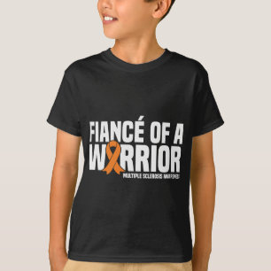 Mannen verloofde van een krijger MS Multiple Scler T-shirt