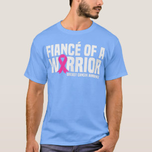 Mannen verloofde van een Warrior Pink Ribbon Breas T-shirt