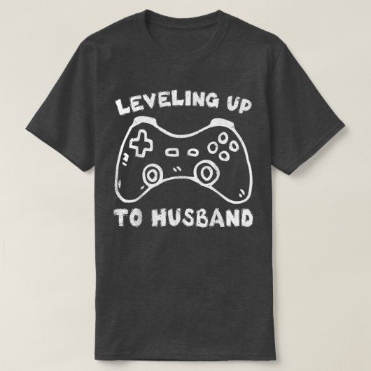 Mannen Verloving voor Groom Video Game Lovers Funn T-shirt (Design voorkant)