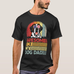 Mannen verontruste Bernard Geweldige zoals mijn ho T-shirt