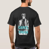 mannen Versie Basic T-shirt comfortabel casual en  (Achterkant)