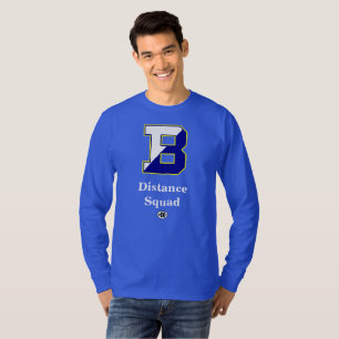 Mannen versperrijn lange hoes T T-shirt